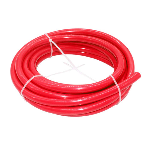 Beduan 8 mm OD Pneumatic Air Line Tubing Nylon Air Hose for Fluid Transfer or Air Brake System 32.8ft (Red)...