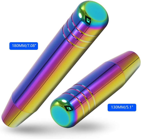 (Multicolor) 5.1" Racing Style Manual Universal Gear Shift Knobs Shifting Lever Fit Compatible with Tacoma STi Nismo 2004 Honda Accord Subaru Hond...
