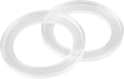 X AUTOHAUX 2Pcs Car Speaker Spacer Ring Mounting Spacer Plate for 2.5 Inch Speakers Acrylic 60mm ID Universaly...