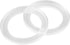 X AUTOHAUX 2Pcs Car Speaker Spacer Ring Mounting Spacer Plate for 2.5 Inch Speakers Acrylic 60mm ID Universaly...