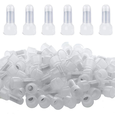 200 Pcs Closed End Crimp Connectors 12-10 AWG Gauge Wire End Caps Protective Nylon Wire Crimps Connectors (CE5)...