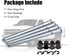 RULLINE Door Hinge Pin and Bushing Repair Kits (4 pins 2 Door) Compatible with 1994-2004 Chevy S10 & GMC S15...