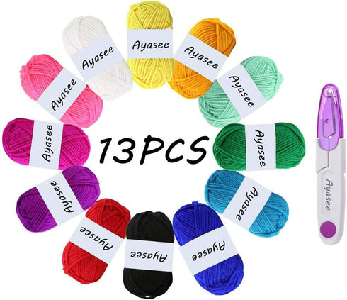 Yarn Knitting Loom Crochet Swift Yarn Fiber String Ball Wool Winder DIY Tool Kit (13)...
