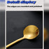 4PCS 2-6.7 ""coffee spoons and 2-6"" coffee spoons, mixing spoon, tea spoon long handle?gold spoon, iced tea spoon, mixing spoon, gold espresso sp...