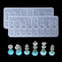2Pcs Mini Small Chess Pieces Resin Molds, International Chess Silicone Mold Epoxy Resin Craft Casting Clay Decorating Tools...