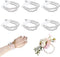 6PCS Pearl Wrist Corsage Bands Bride Elastic Pearl Wristband Corsage DIY Stretch Pearl Wedding Wrist Handmade Corsage Accessories for Wedding Part...