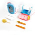 Baby Bottle Brush,6 in 1 Bottle Cleaner Brush Travel Kit with Extendable Silicone Bottle Brush,Drying Rack,Nipple Brush,Straw Brush,Soap Dispenser...