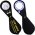 Illuminated Jewelers Loupe Magnifier, Foldable Jewelry Magnifier with 6 LED & UV Lights, Hastings Triplet Loupe 10X for Gems, Jewelry, Coins, Stam...