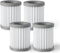 Lefant Filter Replacement Kit Suitable for Lefant M320 / M320G Robotic Vacuum Cleaner, 4 Pack...