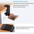Headset Holder with Walnut Wood and Solid Metal, Headphone Holder Adjustable Design Headset Hanger Compatible with all Headphone Sizes (Walnut)......