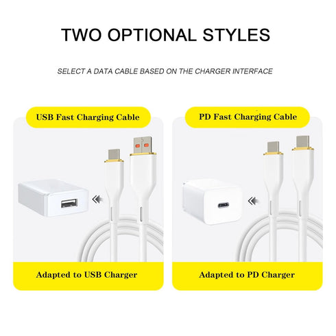 100W Type C Fast Charging Cable, 3.3ft USB C to USB C Charger Cable (White)......