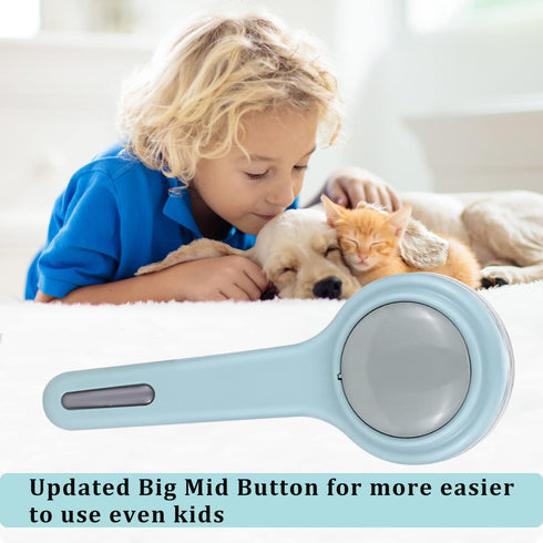 Cat Brush, Cats Grooming Self-Cleaning Brush for Indoor Cats Slicker Brushes for Dogs Short Long Hair Cats Shedding Easy Remove Kittens Cats Loose...