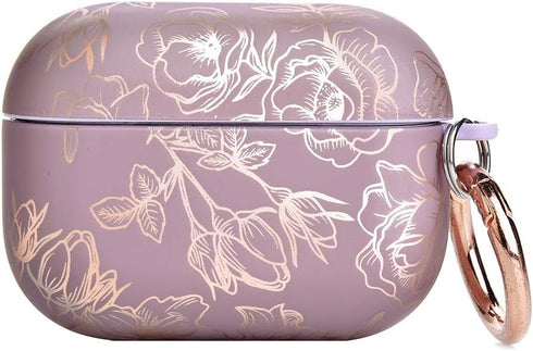 Velvet Caviar Compatible with AirPods Pro Case 2nd and 1st Generation - Cute Protective Hard Cover for Women - Dusty Rose Floral Flower...