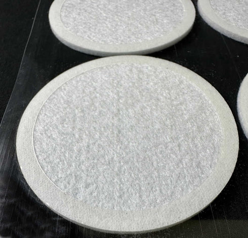 Microppose Original Synthetic Polyfil 2.5" Monotub Adhesive Filter Disks (6-Pack)...