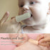 Baby Finger Toothbrush with Case, Food Grade Silicone, BPA Free, 2-Pack (Sage+Ether)...