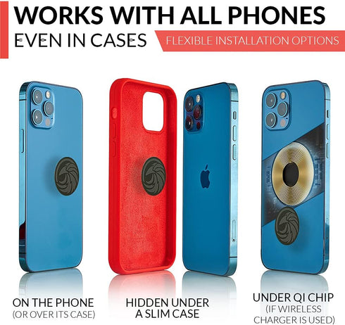 New 2024 Magnetic Cell Phone Holder for Car Vent? All-Metal ?- for Any Smartphone (iPhone, Android, GPS) | Stylish All-Metal One-Hand & One-Sec Ph...