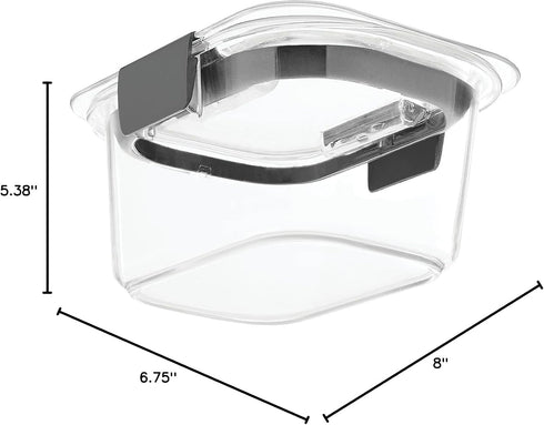 Rubbermaid Brilliance Leak-Proof Food Storage Containers with Airtight Lids...