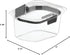 Rubbermaid Brilliance Leak-Proof Food Storage Containers with Airtight Lids...