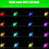 RGB MR11 LED Bulbs Color Changing, GU4 Bi-pin Base, Warm White+15 Multicolors and 4-Level Brightness on Remote Control, 12V MR11 Halogen Bulb Repl...