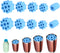 10PCS Cup Turner Foam Tumbler Spinner Tumbler Insert Foam Cup Spinner Sponge for 10oz to 40oz Tumblers Cups Water Bottles Work with 1/2 Inch PVC P...