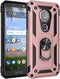 Military Grade Drop Impact for Motorola Moto E5 Case Moto G6 Play 5.7 Inch Metal Rotating Ring Kickstand Holder Magnetic Car Mount Armor Heavy Dut...