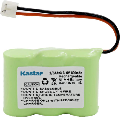 Vtech 80-5074-00-00 Cordless Phone Battery Replacement For 3-1/2AA w/JST Battery...