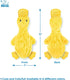 Best Pet Supplies Crinkle Dog Toy for Small, Medium, and Large Breeds, Cute No Stuffing Duck with Soft Squeaker, Fun for Indoor Puppies and Senior...