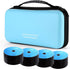 alavisxf xx CD Case, 96 Capacity EVA Protective Blu-ray DVD Case Portable Zipper CD Case Holder Disc Storage Organizer Wallet Bag for Car Home Tra...