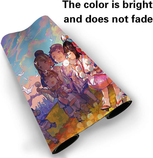 Gaming TCG Game Mat, Smooth Cloth Rubber Anti-Slip Base MTG Playmat, Board Table Mat for Trading Card Games (Farewell)...
