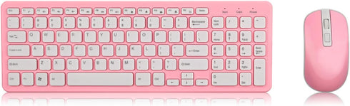 Keyboard Mouse Combo, 96 Key Computer Keyboard with Silent Mouse, Anti Slip Keyboard Mouse for Windows Laptop Desktop PC, 10m ()...