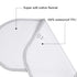 TILLYOU Waterproof Changing Pad Liners 6 Pack, 100% Cotton Reusable Cloth Diaper Liners, White...