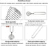 Stainless Steel Spring Coil Whisk Wire Whip Cream Egg Beater Gravy Cream Hand Mixer Kitchen Tool Accessories For Mixing, Blending, Beating, Stirri...