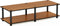 Furinno Just No Tools Wide Light Cherry Television Stand with Black Tube...