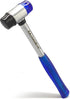 KAIHAOWIN Small Rubber Mallet-25mm Double Faced Rubber Hammer with Soft/Hard Plastic Nylon Head Non Marring Hammer for Jewelry Leather Work Craft ...