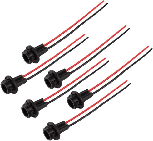 WINKA T10 194 Extension Harness Plugs Connectors Wiring Sockets for car 6Pcs...