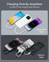 Portable Charger, 20000mAh Power Bank with 2 Built-in Cables, 22.5W Fast Charging with Screen, Travel Battery Pack for i Phone, i Pad, Samsung, Go...