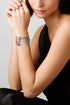 WOWORAMA Chunky Cuff Bracelets for Women Multi-layer Cross Wire Open Bangle Bracelet Adjustable Chunky Wide Open Wrist Arm Cuffs Wrap Bracelet Gol...