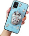 Cute Cartoon Case Compatible with Samsung Galaxy A71 5G Cases Slim Silicone Fit Protective Phone Cover with 3D Liquid Glitter Clear Kickstand Shoc...