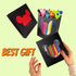 10pcs Mouse Head Character Ears Pens Set, Retr ctable Ballpoint Pen, Multi Color Jumbo Autograph Princess Pencil Signature Office Desk Stationary ...
