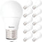 Sunco Lighting 10 Pack A15 LED Bulb Dimmable Refrigerator Appliance Bulbs 8W Equivalent 60W 3000K Warm White 800 LM, E26 Medium Base, Instant On, ...
