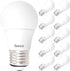 Sunco Lighting 10 Pack A15 LED Bulb Dimmable Refrigerator Appliance Bulbs 8W Equivalent 60W 3000K Warm White 800 LM, E26 Medium Base, Instant On, ...