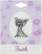 Faith Angel Lapel Pin, Silver Guardian Angel Jewelry Pin For Women, 3/4 Inches Tall, by Abbey + CA Gift...