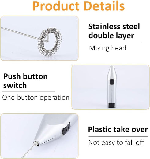Electric Egg beater, Household Electric Handheld Mixer Kitchen Handheld Mixer Milk Frother Egg Beater...