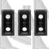 10Sets 2020 Corner Bracket Connectors for 2020 Series 6mm Slot Aluminum Extrusion Profile Accessories(Black)...