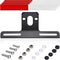 Steel Heavy Duty License Plate Holder Bracket and Light Mount for Trailers, Trucks, Cars, Certain Motorcycles with Mounting Screws, Reflective Sti...