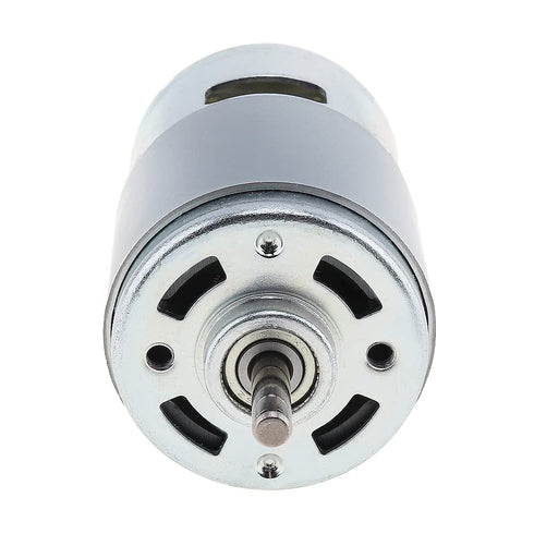 775 DC Motor 12-24V 12000RPM Large Torque Micro Motor for Power Tools/DIY Toys/Vacuum Cleaners Fans with Double Ball Bearing, High Speed DC Small ...