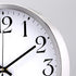 TopOne Silent Wall Clock,Battery Operated 12 inch Accurate Sweep Movement Silver Aluminum Quartz Kitchen/Home/School Patio Decor(White)...