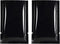 QQ Studio 100 PCS Metallic Mylar Foil Open Top Sealable Bags (7x10cm (2.7x3.9"), 100x Black)...