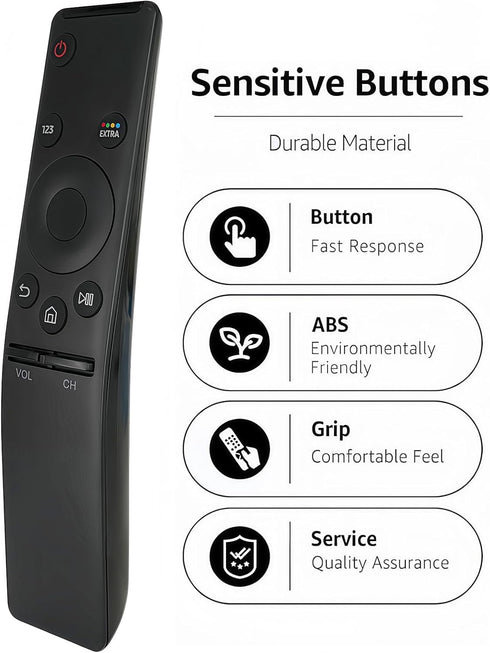 Replacement Remote BN59-01292A BN59-01266A for Samsung 4K Smart Ultra HDTV TV UN75MU630D UN50MU630D UN65MU850D UN43MU630D UN55MU630D UN55MU700D UN...