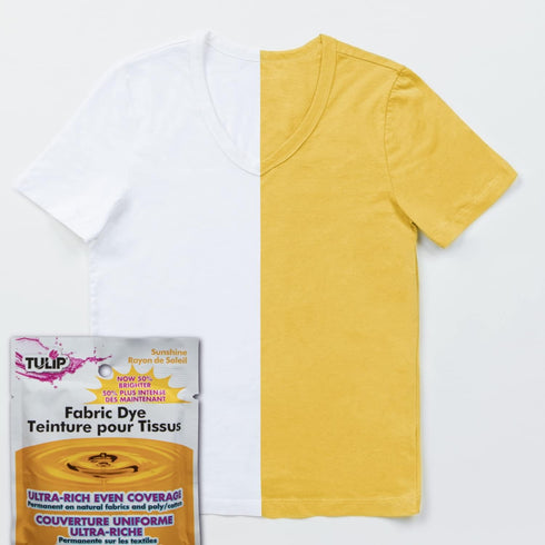 Tulip Permanent Fabric Dye Powder, Sunshine Yellow...